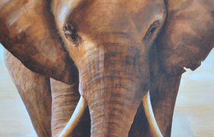 Peinture d'éléphant